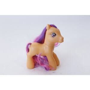 VVV 2007 My Little Pony, PVC Figure, 2007, Hasbro, Orange Body, Purple Hair,